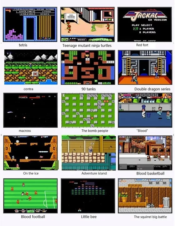 Nešiojama žaidimų konsolė JYSafora Game Boy su 500 žaidimų – puiki gimtadienio dovana