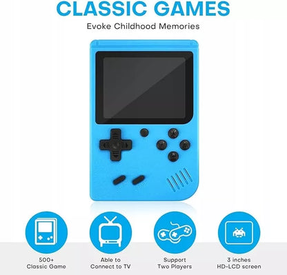 Nešiojama žaidimų konsolė JYSafora Game Boy su 500 žaidimų – puiki gimtadienio dovana