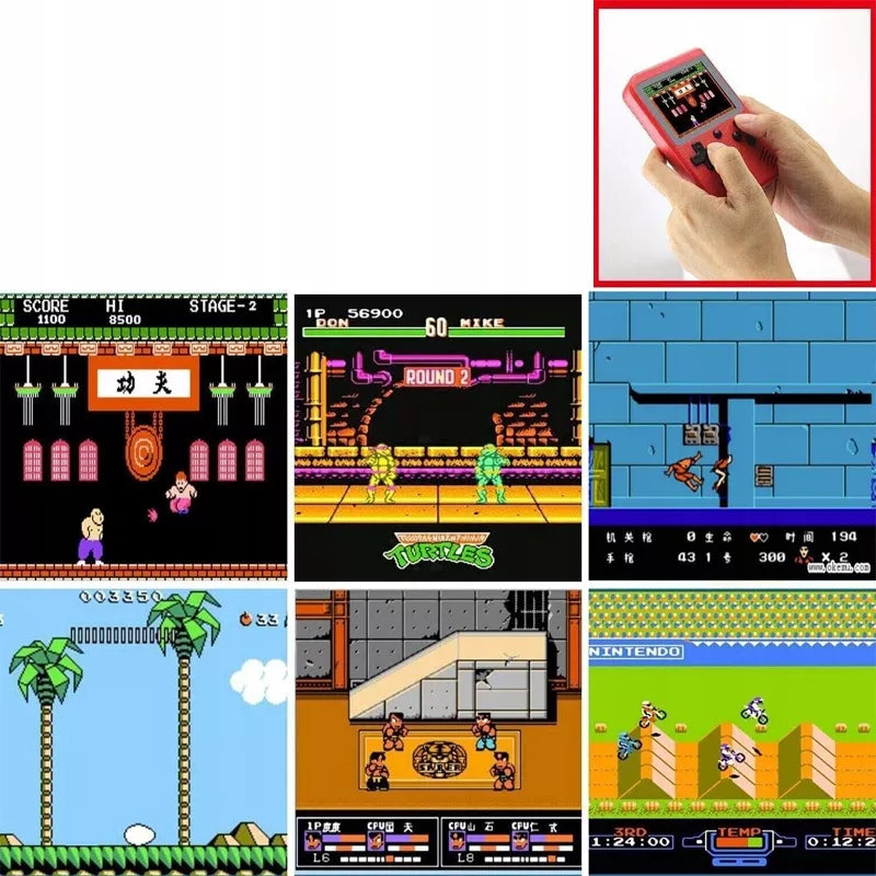 Nešiojama žaidimų konsolė JYSafora Game Boy su 500 žaidimų – puiki gimtadienio dovana