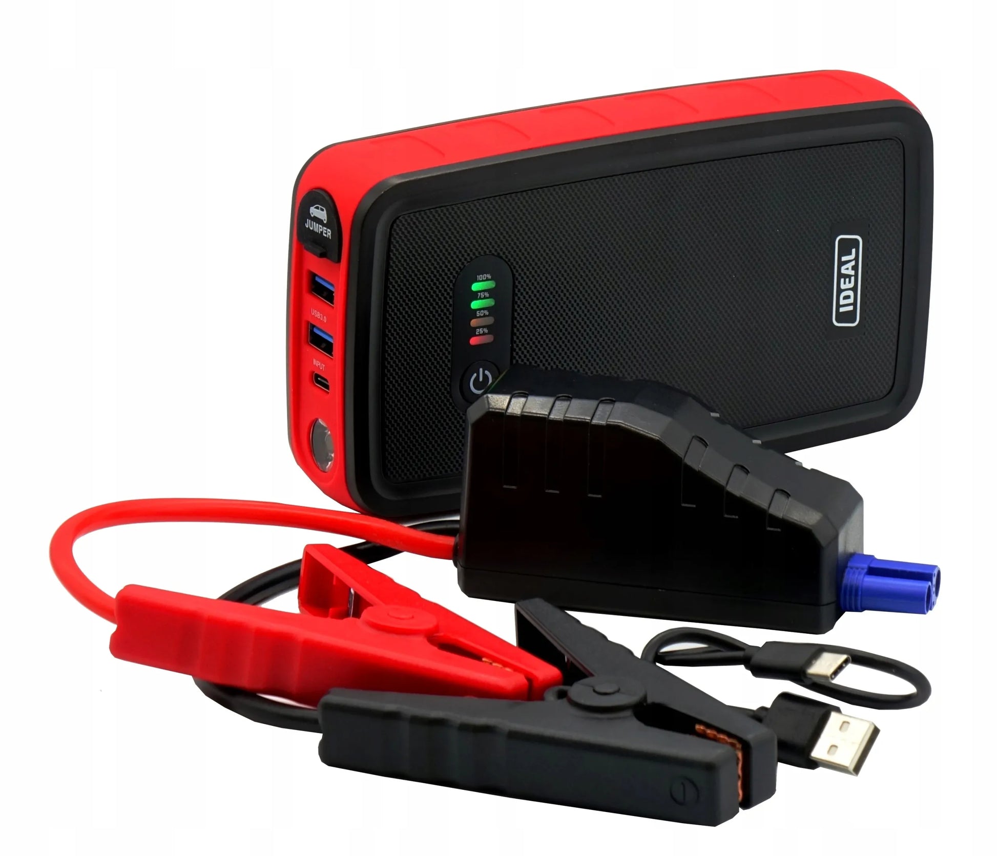 Nešiojamas automobilio užvedimo įrenginys ir įkroviklis IDEAL X-STARTER 11 LiPo