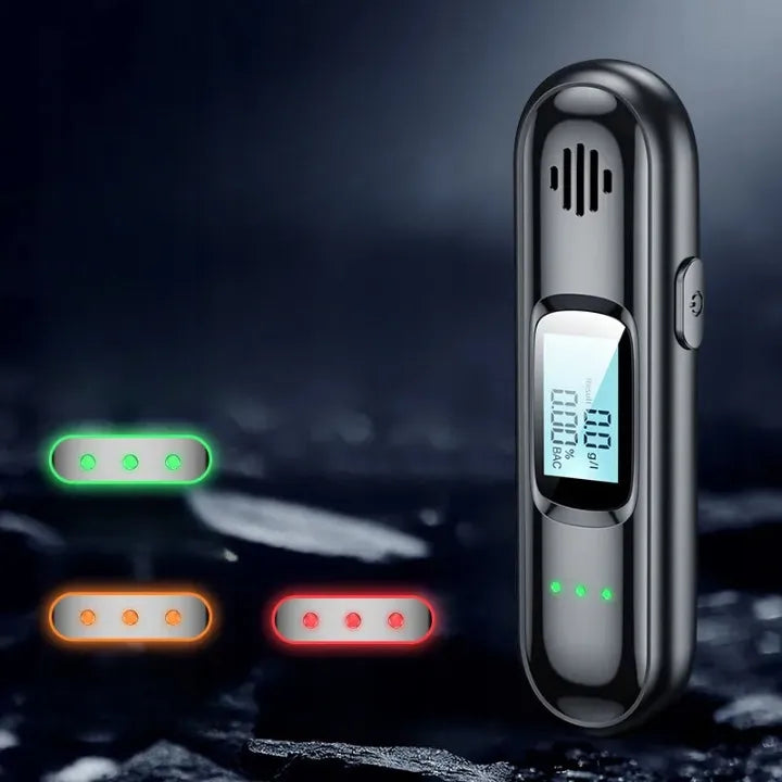 Nešiojamas bekontaktis alkoholio tikrintuvas T01 su USB, be kandiklio