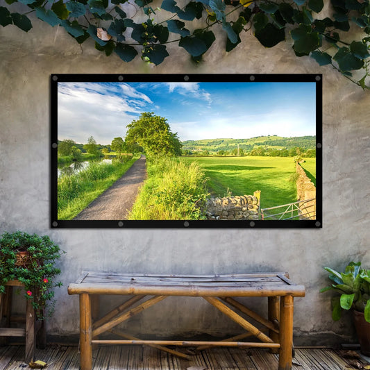 Nešiojamas projektoriaus ekranas 120'' 270x154cm 4K HD 16:9 Maclean MC-982