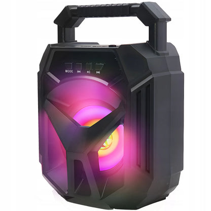 Nešiojamasis belaidis Bluetooth boombox garsiakalbis RETOO RGB USB TF kortelė AUX 400 W