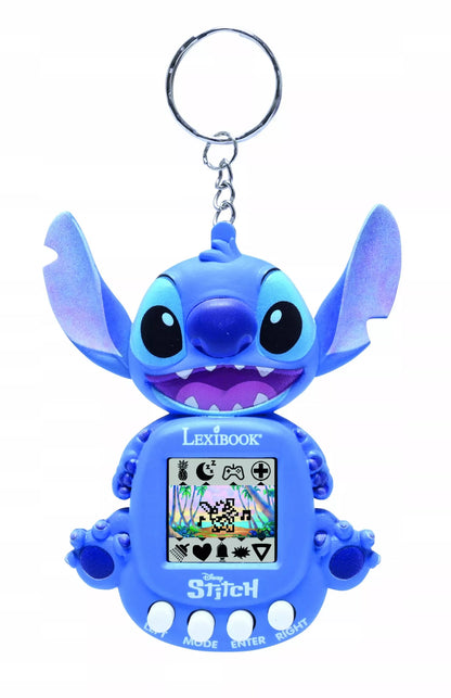 Nešiojamoji konsolė „Disney Stitch My Best-E“, LCD ekranas, 3 žaidimai, kaip „Tamagotchi“