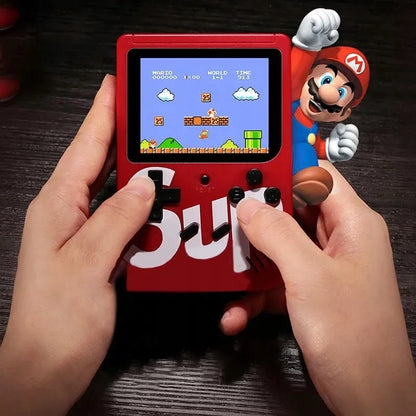 Nešiojamoji mini retro konsolė „Mario Contra“ su 400 žaidimų