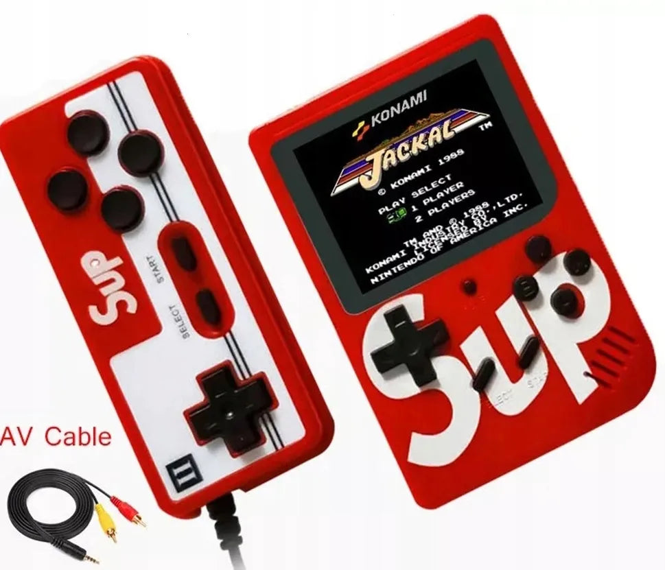 Nešiojamoji mini retro konsolė „Mario Contra“ su 400 žaidimų