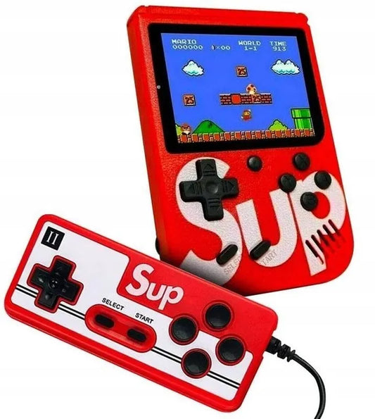 Nešiojamoji mini retro konsolė „Mario Contra“ su 400 žaidimų