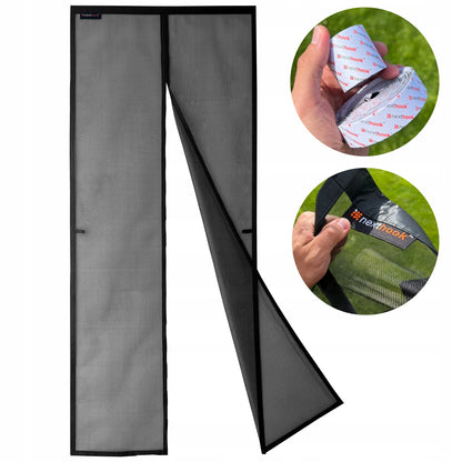 NextHook stiklo pluošto tinklelis nuo vabzdžių durims su magnetais 80x210