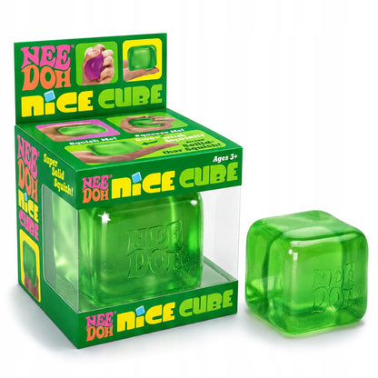 Nice Cube antistresinis kubas, žalios spalvos