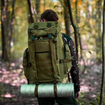 NILS CAMP Magnum 100L žalia taktinė kuprinė NC1785