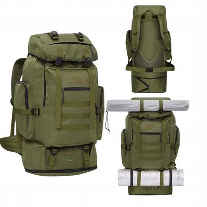NILS CAMP Magnum 100L žalia taktinė kuprinė NC1785
