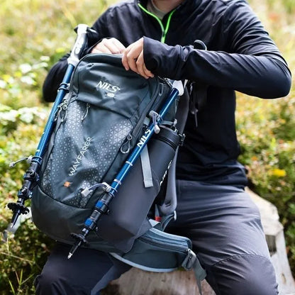 „Nils Camp Wayfarer“ pilka turistinė kuprinė, 35 l, NC1925