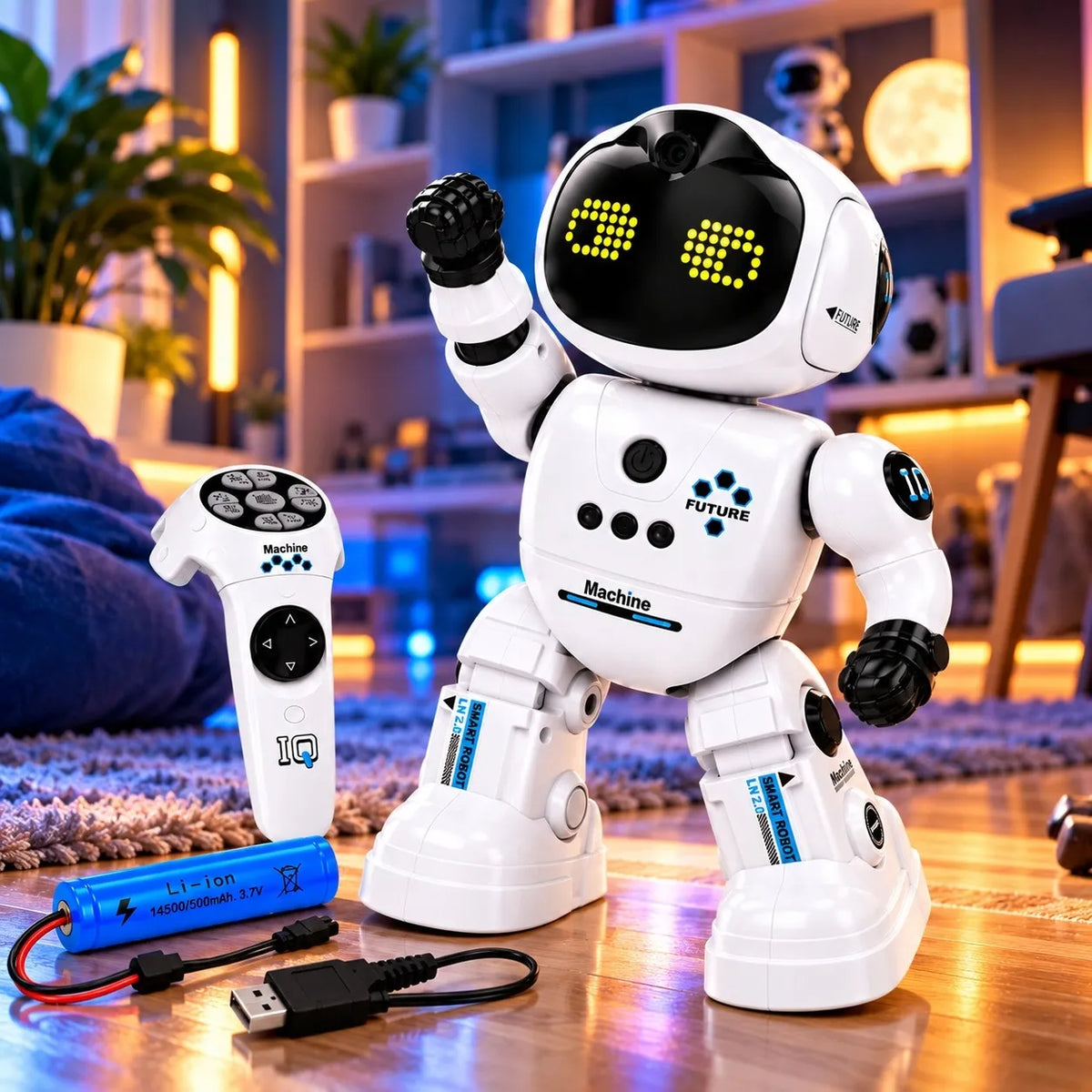 NORIMPEX interaktyvus edukacinis robotas vaikams programuoti ir koduoti