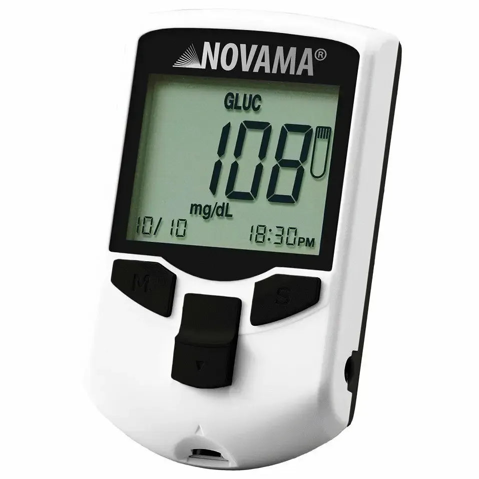 NOVAMA Gliukomatis MULTICHECK PRO+ CHOLESTEROLIS ŠLAPIMO RŪGŠTIS GLIUKOZĖ CUKRUS