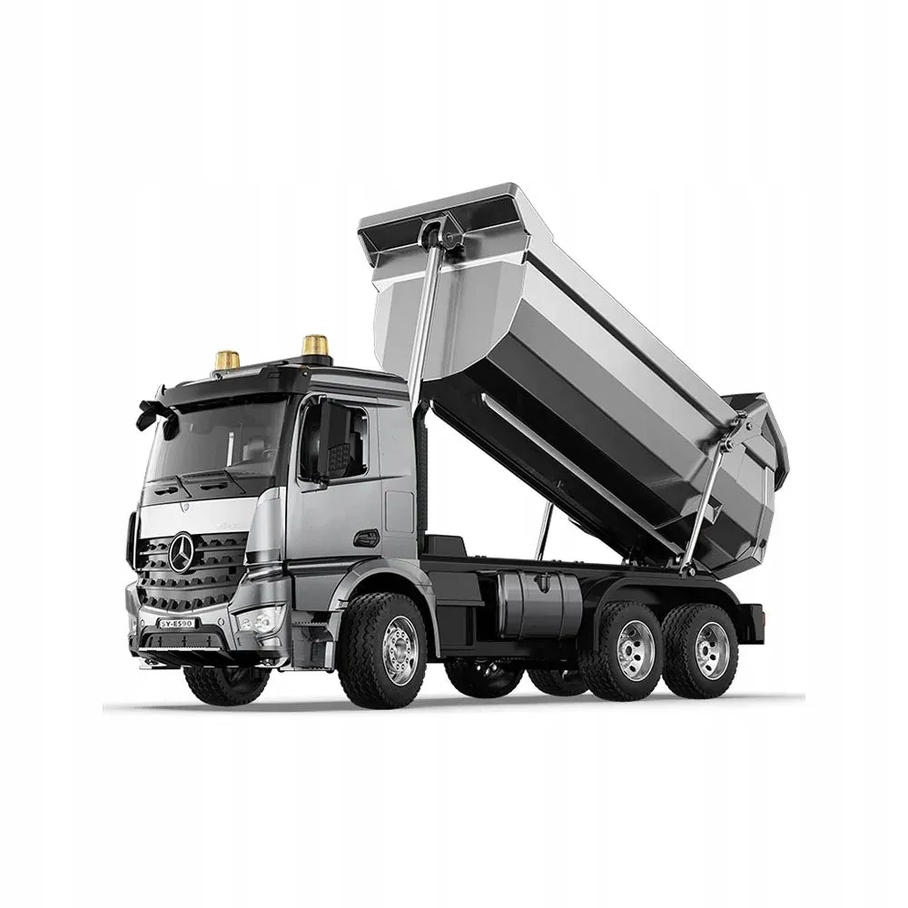 Nuotoliniu būdu valdoma metalinė savivartė „Mercedes Arocs“, 1:20 mastelis