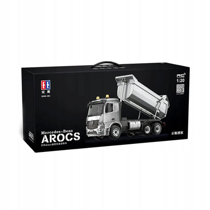 Nuotoliniu būdu valdoma metalinė savivartė „Mercedes Arocs“, 1:20 mastelis