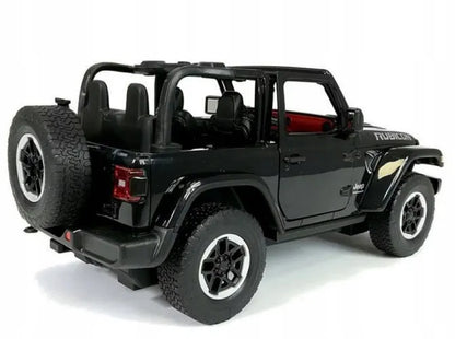 Nuotoliniu būdu valdomas automobilis Coil Jeep Wrangler RS, juodas, 1:14