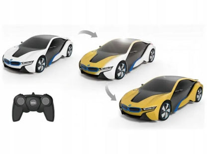 Nuotoliniu būdu valdomas automobilis Rastar BMW i8-UV su LED žibintais