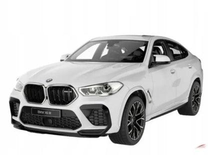 Nuotoliniu būdu valdomas automobilis RC „Rastar“ BMW X6 M su LED žibintais, baltas