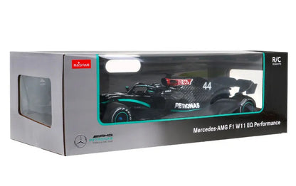 Nuotoliniu būdu valdomas didelis Mercedes AMG Formulės 1 RC automobilis 1:12