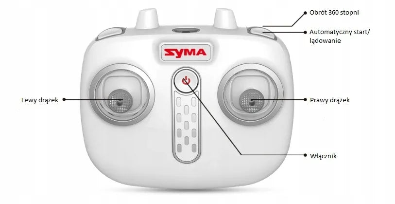 Nuotoliniu būdu valdomas dronas SYMA X26 su jutikliais