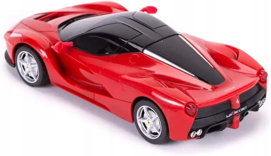 Nuotoliniu būdu valdomas raudonas Ferrari automobilis 1:24 RC Coil