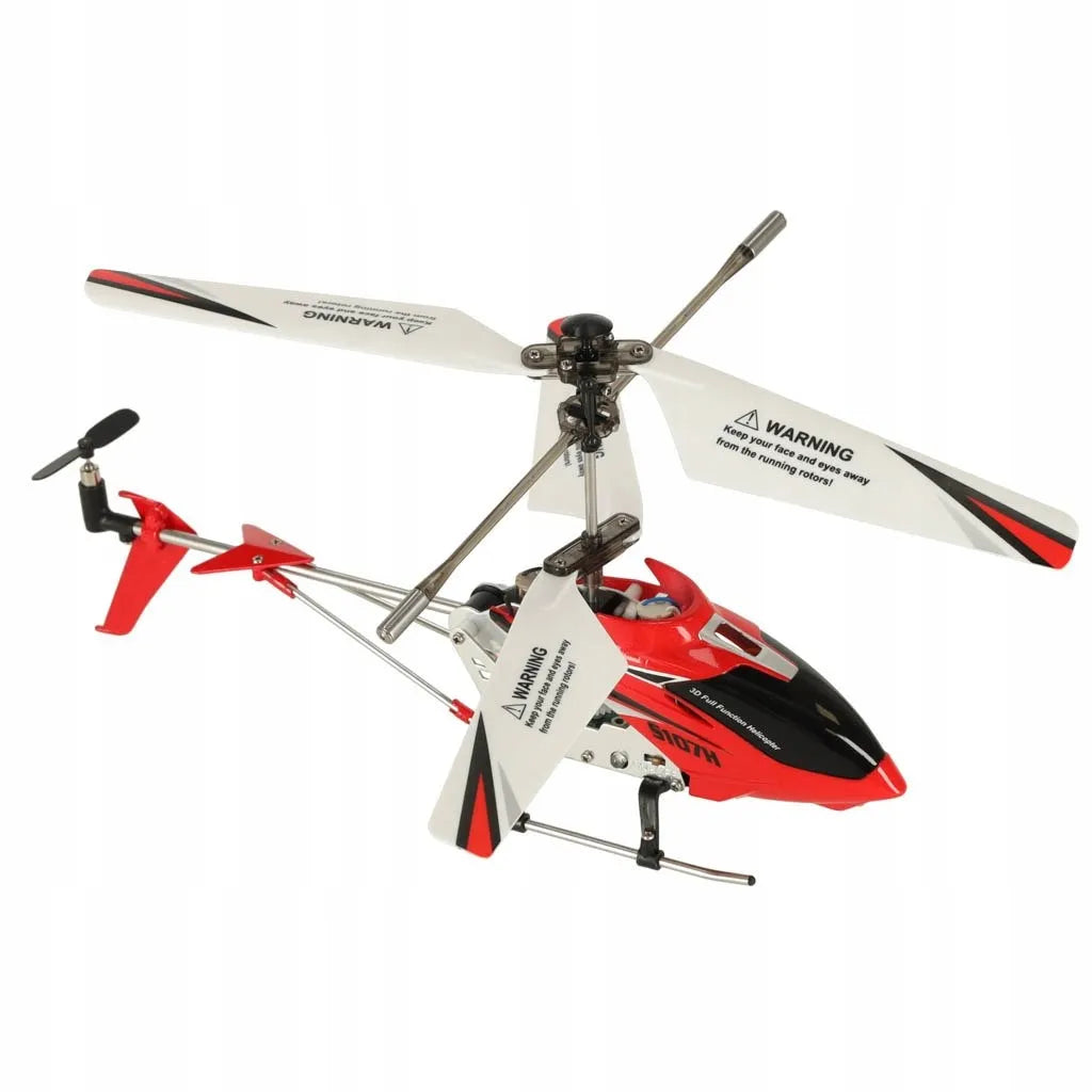 Nuotoliniu būdu valdomas sraigtasparnis SYMA S107H 2,4 GHz RTF, raudonas