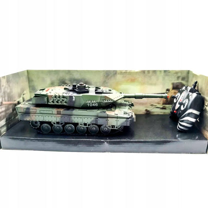 Nuotoliniu būdu valdomas tankas „Leopard 2“ RC, 1:18 mastelio, lenkiška versija