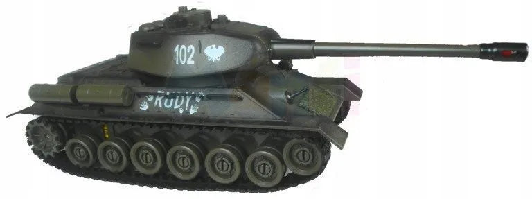 Nuotoliniu būdu valdomas tankas „Rudy 102“ T-34, su akumuliatoriumi