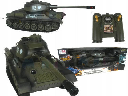 Nuotoliniu būdu valdomas tankas „Rudy 102“ T-34, su akumuliatoriumi
