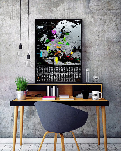 Nutrinamas Europos žemėlapis (dovana)