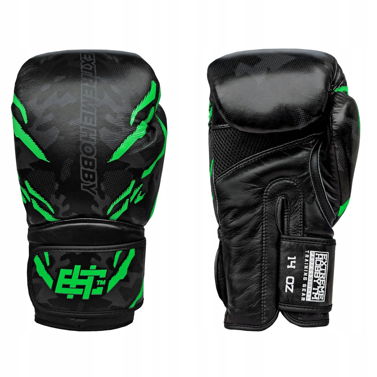 Odinės bokso pirštinės EXTREME HOBBY BLACK PANTHER 12 OZ vyriškos