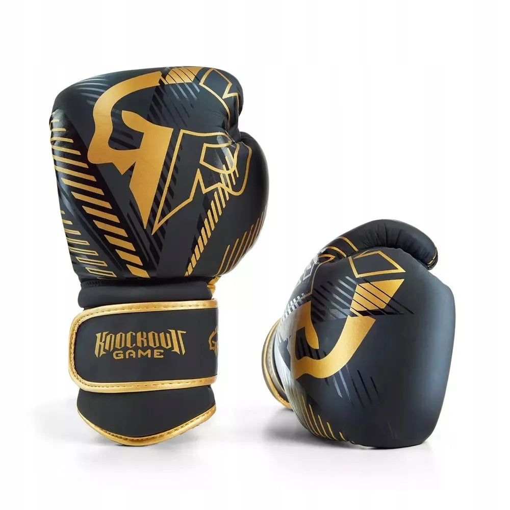 Odinės bokso pirštinės Ground Game Bling treniruotėms - 12 oz
