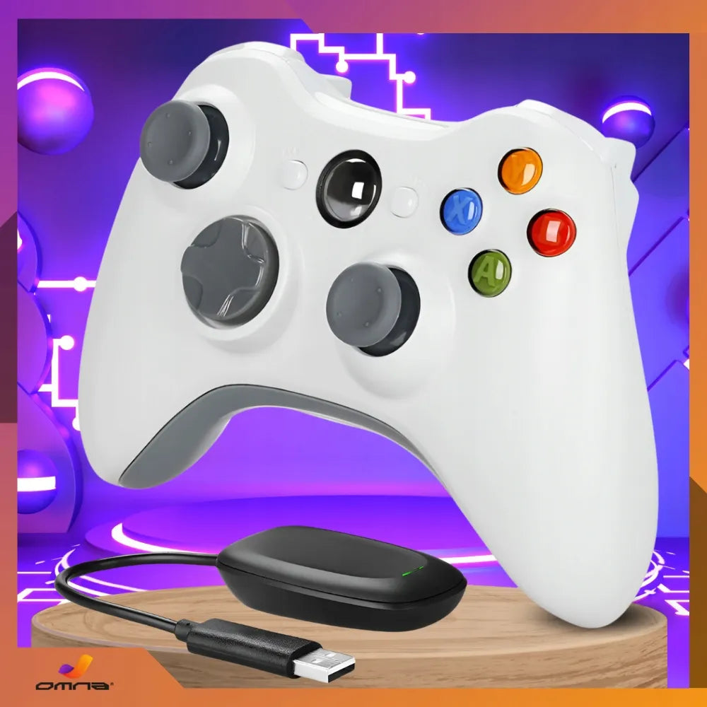 „Omna“ belaidis „Xbox 360“ valdiklis PC, su vibracija ir USB adapteriu