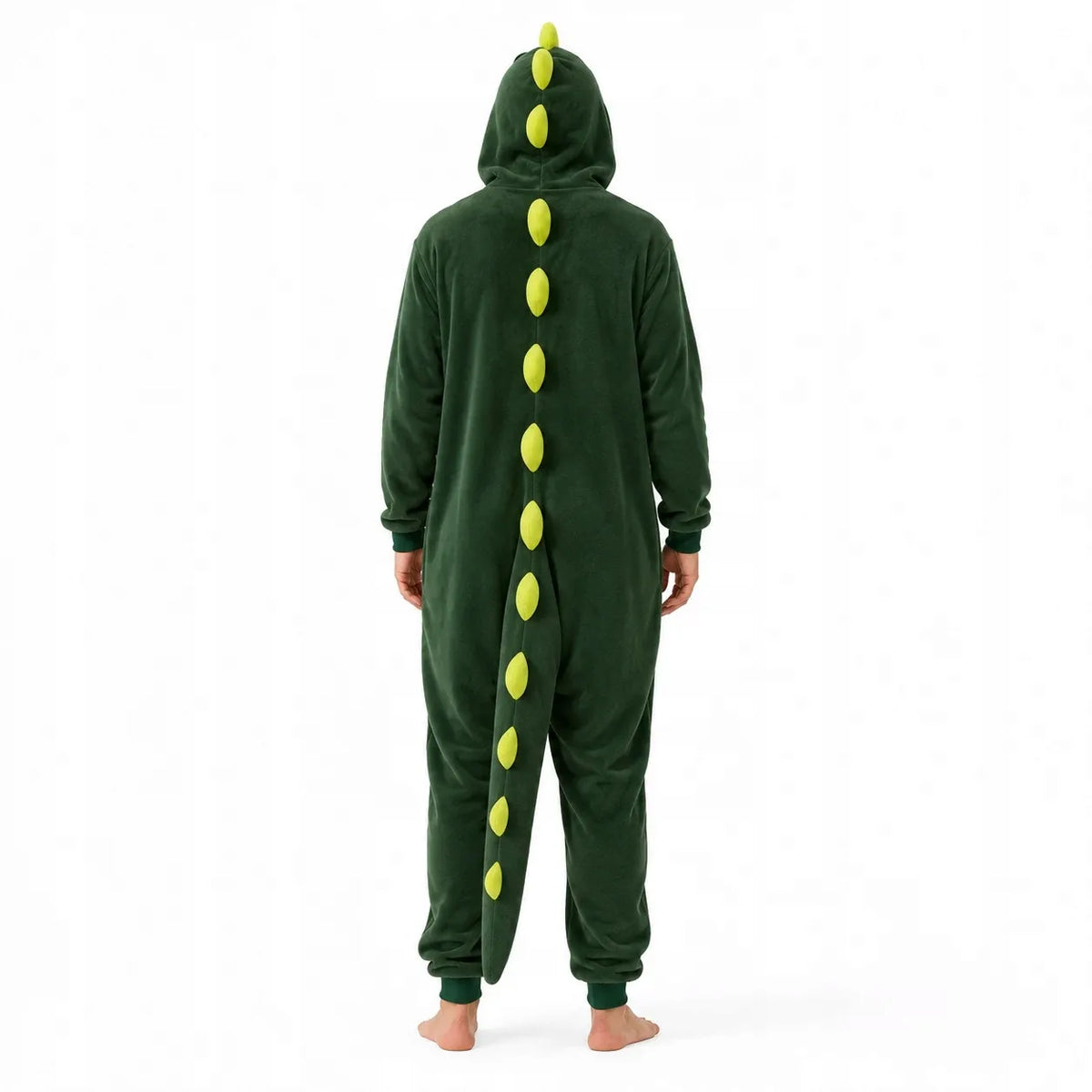 „Onesie“ tipo kigurumi pižama – žalio dinozauro kostiumas, XL, 175–185 cm