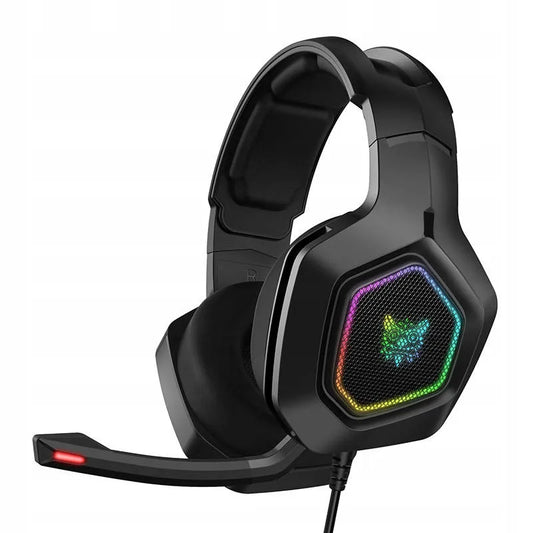 ONIKUMA K10 žaidimų ausinės su mikrofonu, laidinės, skirtos PC, PS4, Xbox