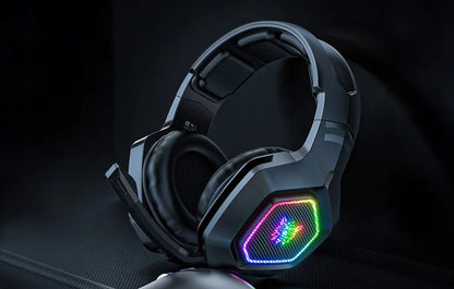 ONIKUMA K10 žaidimų ausinės su mikrofonu, laidinės, skirtos PC, PS4, Xbox