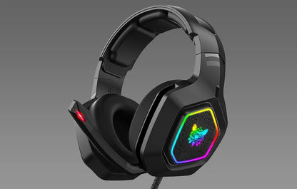 ONIKUMA K10 žaidimų ausinės su mikrofonu, laidinės, skirtos PC, PS4, Xbox