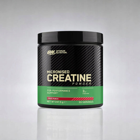 Optimum Nutrition kreatino monohidratas, 247 g, apelsinų skonio milteliai, 55 porcijos