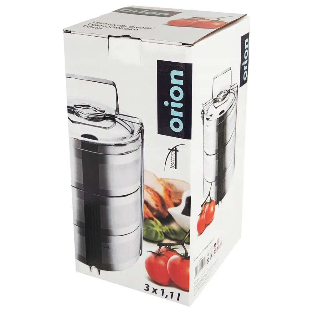 ORION Terminis pietų indų rinkinys, 3 aukštų, 3x1,1 l