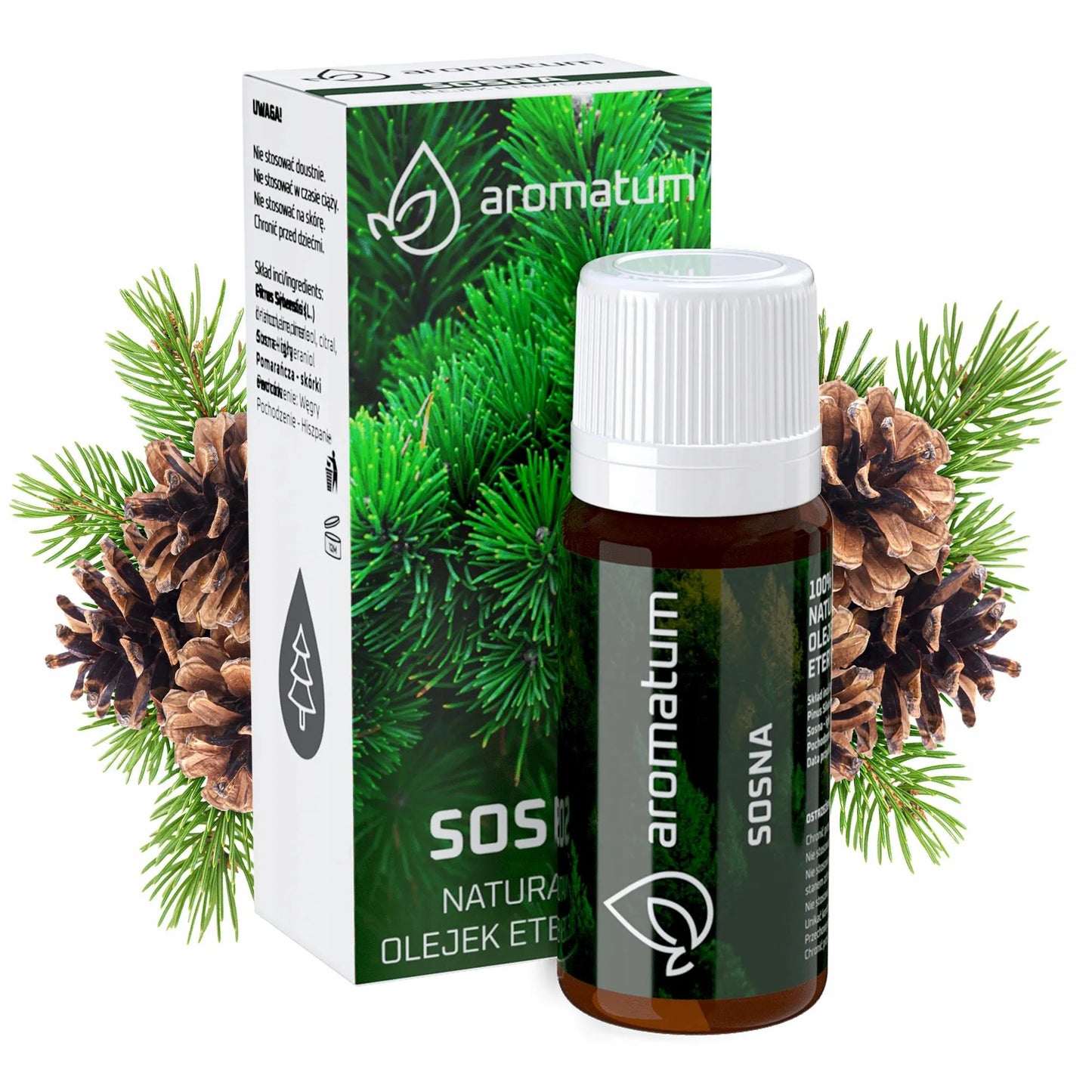Oro drėkintuvas juodas + 6 eterinių aliejų rinkinys 12ml Aromatum