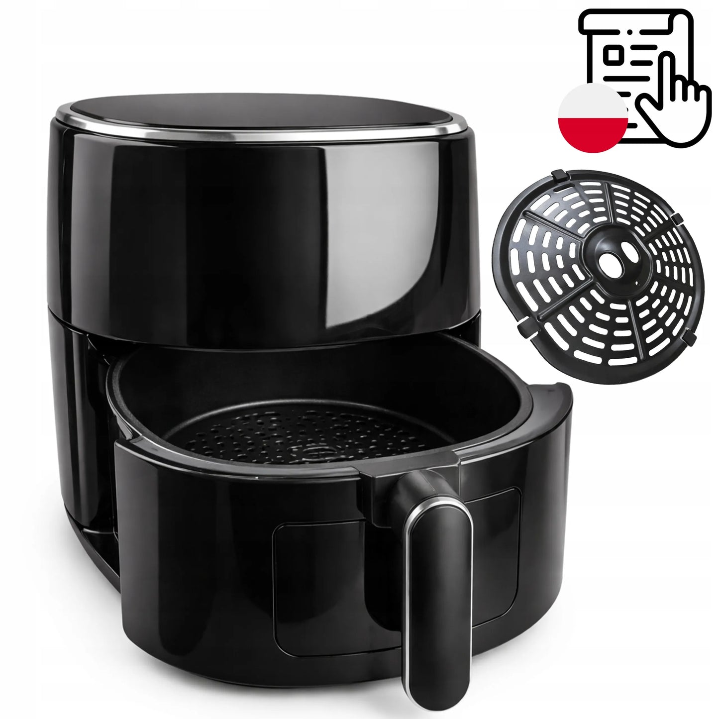 Oro Gruzdintuvė Air Fryer 3,2L 1200W su 10 Režimų