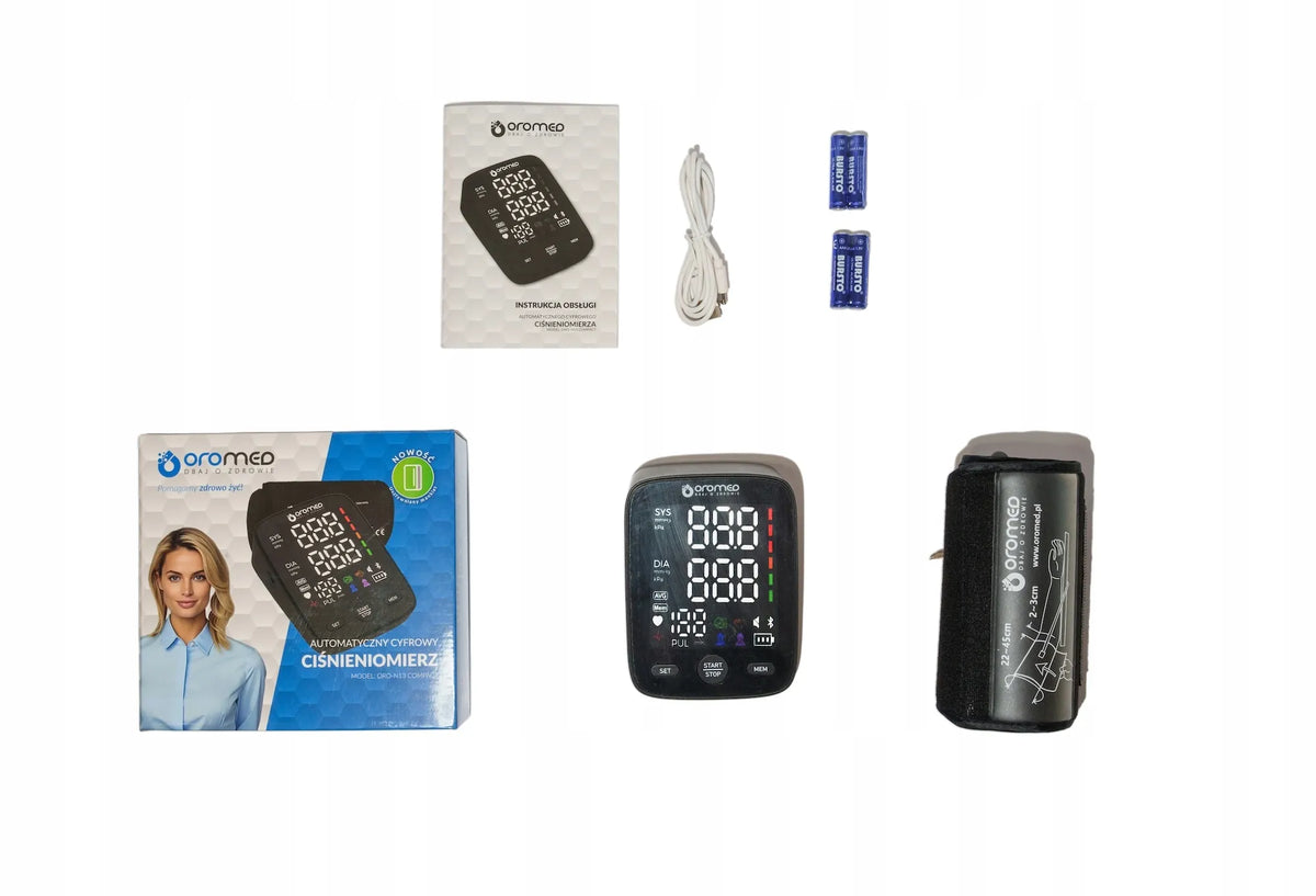 Oromed kraujospūdžio matuoklis su USB laidu