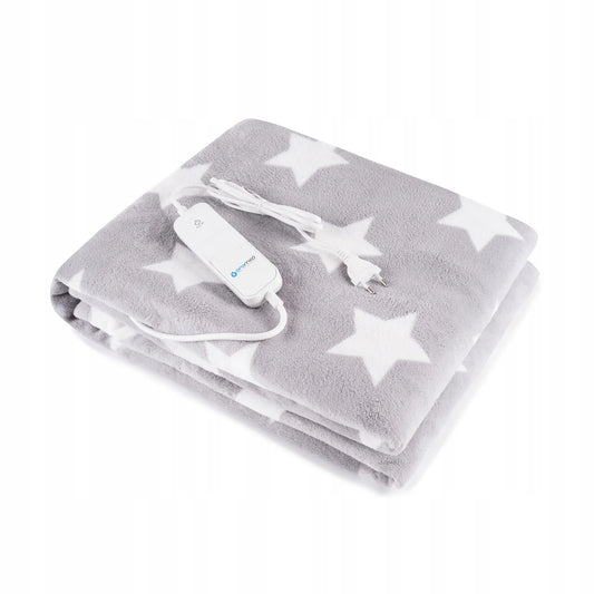 OROMED ORO-BLANKET STAR minkštas flisinis elektrinis pledas, 130 × 180 cm