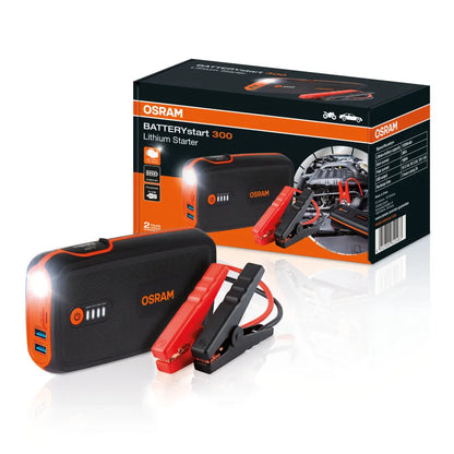 OSRAM BATTERYstart 300 ličio automobilio užvedimo įrenginys, 12 V, 12 000 mAh