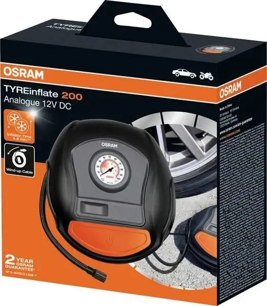 OSRAM TYREINFLATE 200 12V automobilių padangų kompresorius