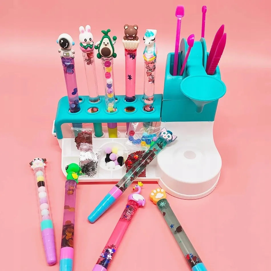 OWL-TECH „DIY Pen Creator“ kūrybinis rinkinys vaikams – rašiklių gamybos fabrikas