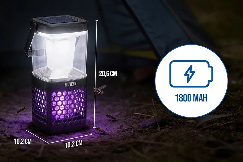 Pakabinama vabzdžių gaudyklė N’OVEEN su saulės baterija 1800 mAh