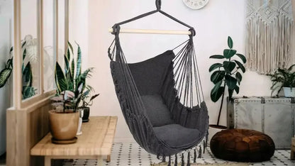 Pakabinamas fotelis braziliška kėdė sūpynės hamakas sodui terasai balkonui boho