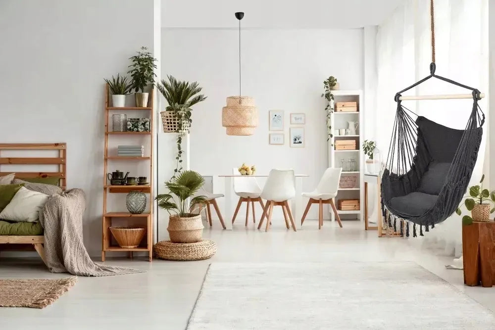 Pakabinamas fotelis braziliška kėdė sūpynės hamakas sodui terasai balkonui boho